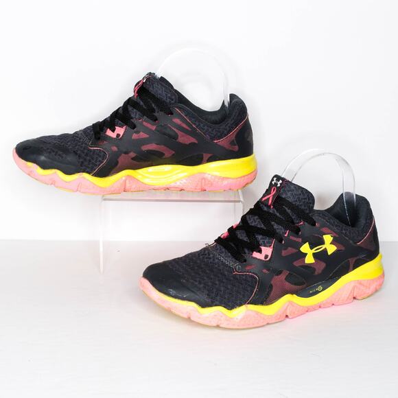 Under Armour Micro G Monza Sneakers Breast Cancer Gorpcore Y2K Streetwear Size 8 - Picture 2 of 6